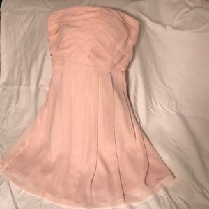 Light pink chiffon-like dress